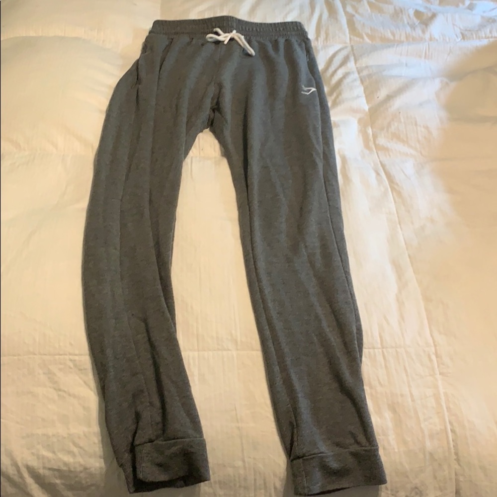 Women’s gymshark dark gray sweatpants